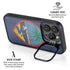 Guam Flag Dark Wood iPhone 14 Pro Max Kickstand Case